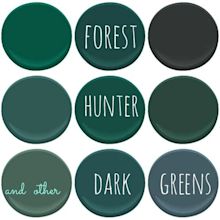 COLOR TREND – DARK GREENS – My Old Country House