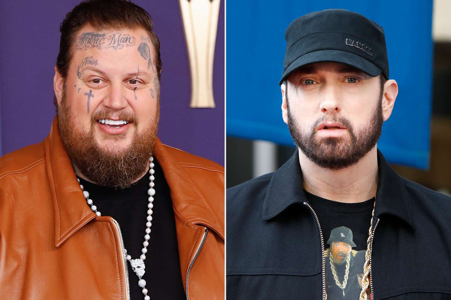 Jelly Roll 'Can't Believe' His 'Childhood Hero' Eminem Sampled His Hit 'Save Me' for 'Death of Slim Shady' Album