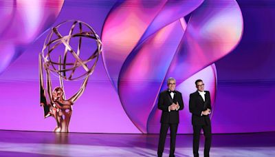 Review: Eugene and Dan Levy hosted positive Emmys show themed around age