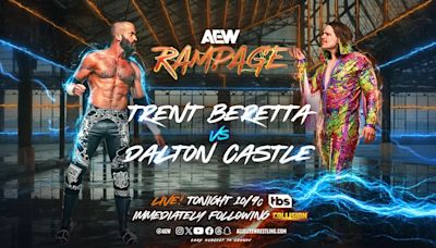 Trent Beretta y Dalton Castle se enfrentarán esta noche en AEW Rampage