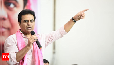 KTR alleges Telangana Congress govt resorting to digital vandalism | Hyderabad News - Times of India