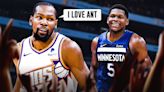 Kevin Durant praises Timberwolves star Anthony Edwards following playoff series sweep