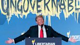 Trump, used to friendly crowds, confronts repeated boos during raucous Libertarian convention speech