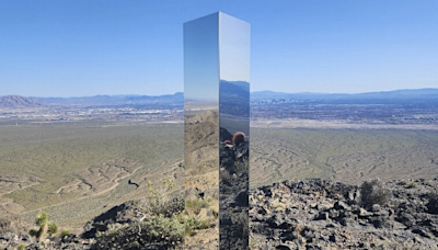 Mystery monolith appears in Las Vegas -- again