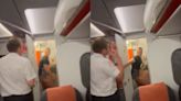 Couple escorted off plane after being caught having sex in toilet on easyJet flight