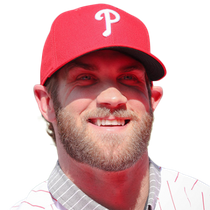 Bryce Harper has quiet day amidst Phillies' offensive explosion