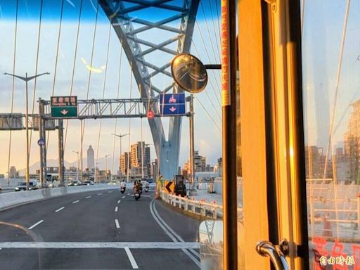中正橋往台北方向20日起改道 機車族可選擇走主線車道或專用道
