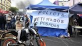 Protesta policial en Argentina para pedir mayores salarios