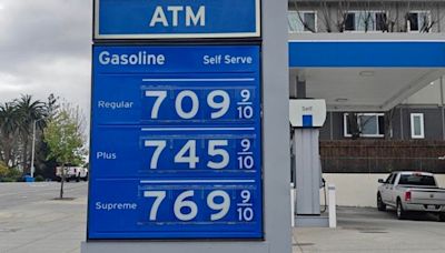 Gas hits shocking $7 per gallon at a Bay Area station