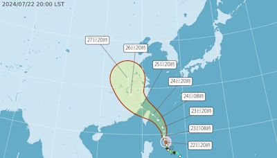 中颱凱米暴風圈7/25罩全台！東北角成「搖滾區」 台北市影響機率達99％