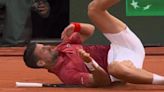 Novak Djokovic booed by French Open crowd and given no sympathy for nasty fall