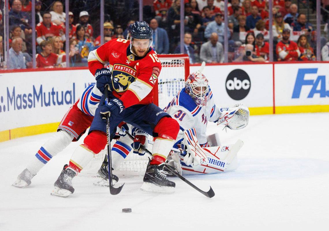 Panthers rally from two-goal deficit but fall in overtime to go down 2-1 in series to Rangers