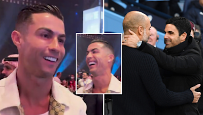 Cristiano Ronaldo aims sly dig while making his Premier League title prediction