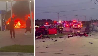 Fiery Grand Prairie crash may have been caused by street racing