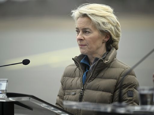 European Union official von der Leyen visits the Finland-Russia border to assess security situation