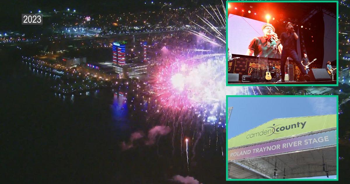 Gin Blossoms, fireworks and a patriotic light display. How Camden is celebrating 4th of July in 2024.