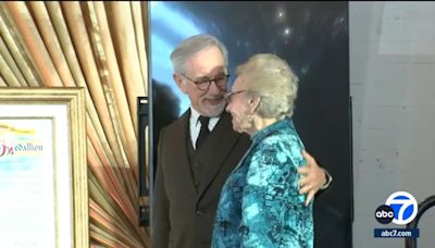 Steven Spielberg, USC honor Holocaust survivor who was on Schindler's List