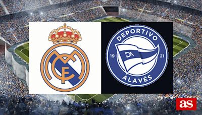 Real Madrid vs Alavés: estadísticas previas y datos en directo | LaLiga EA Sports 2023/2024