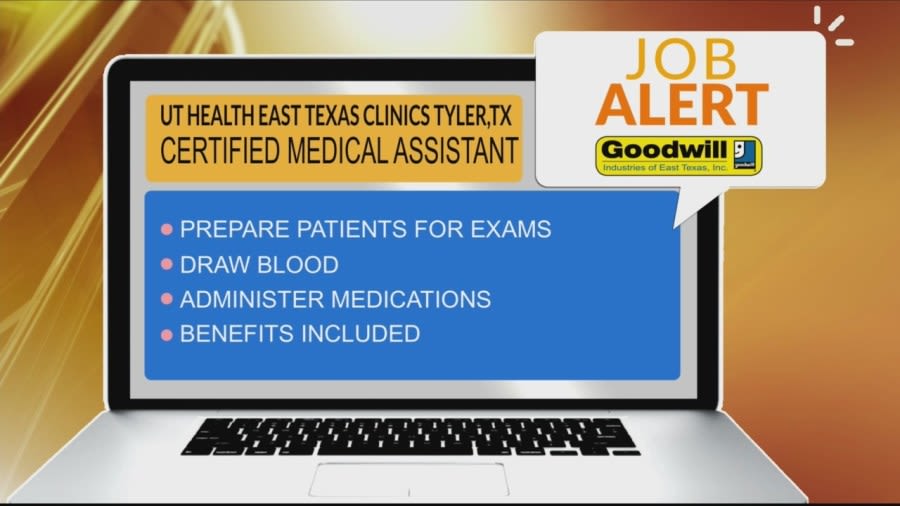 JOB ALERT: UT Health East Texas Clinics in Tyler needs a Certified Medical Assistant CMA