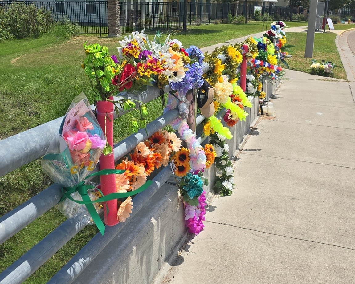 Caleb Harris memorial grows at bridge near where he was last seen alive