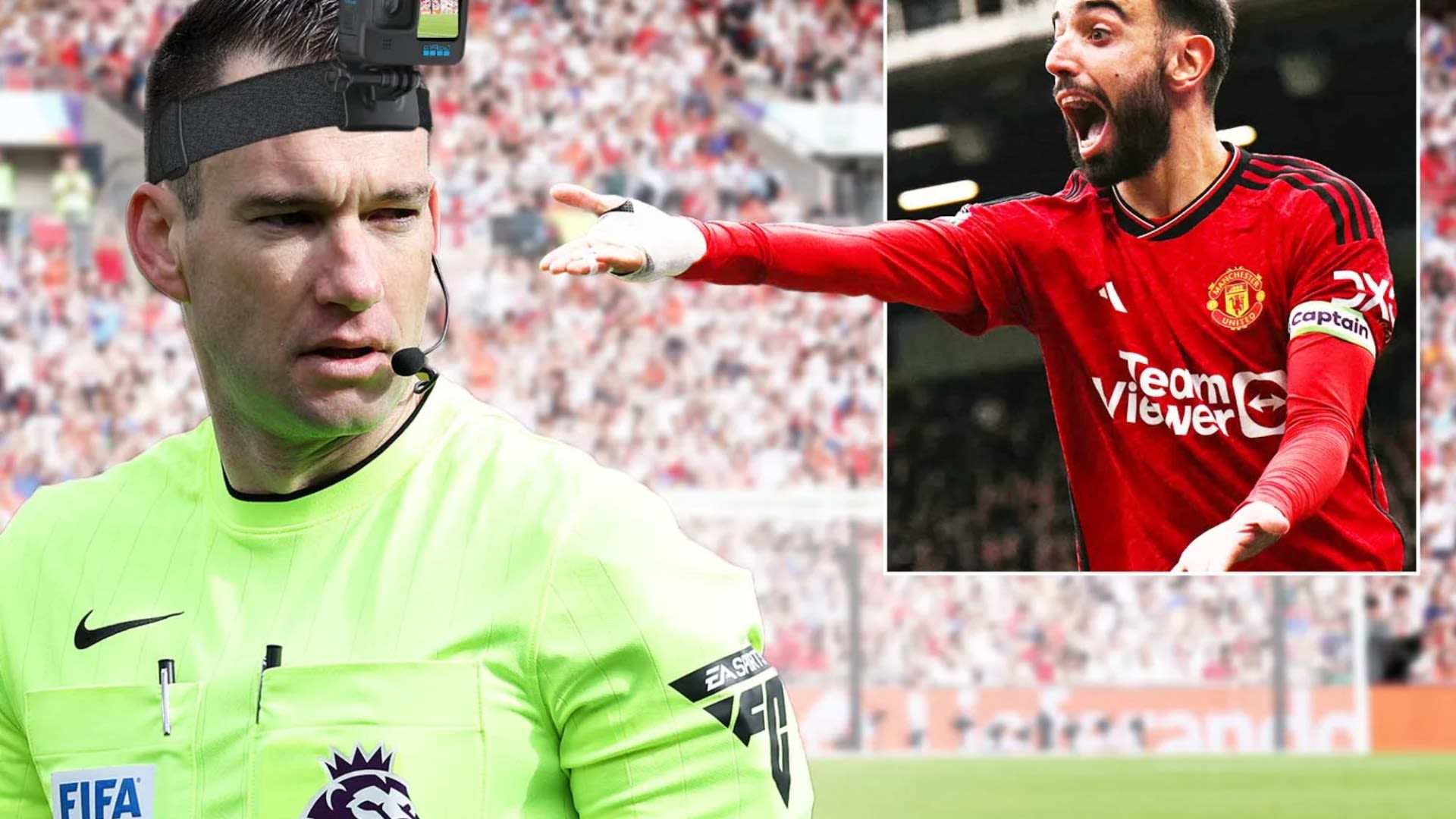 Prem ref to wear never-before-seen equipment ON HIS HEAD for Palace vs Man Utd