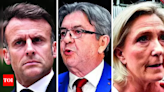 A hung parliament in France, Left bloc leads, say exit polls - Times of India