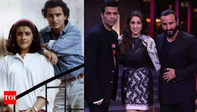 ...for 'Koffee With Karan', a day after Amrita Singh threw him out of the house, Sara Ali Khan had an epic response! | Hindi Movie News - Times of India