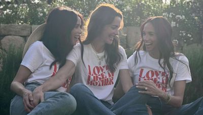 Meghan Markle Models 'Love Like a Mother' Shirt with Friends Kelly McKee Zajfen and Abigail Spencer — Here's Why