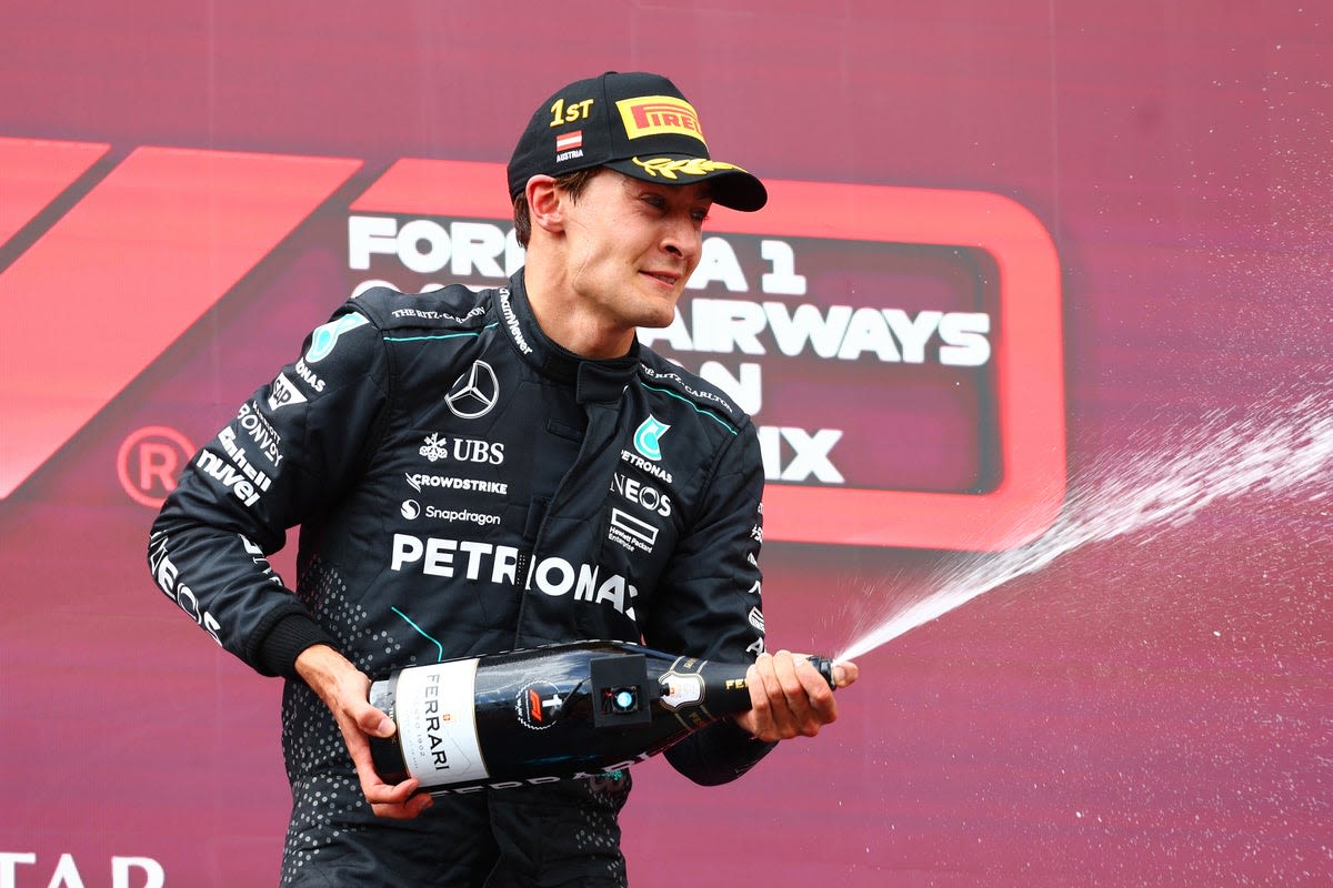 F1 Austrian Grand Prix LIVE: George Russell claims stunning win after Lando Norris and Max Verstappen crash
