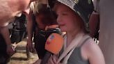 Adorable young girl reveals she has a boyfriend during live Glastonbury interview