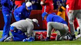 Bills RB Damien Harris reportedly released from hospital after scary neck injury vs. Giants