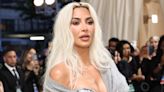 Kim K Is Back to Blonde and in See-Through Metal Skirt at the Met