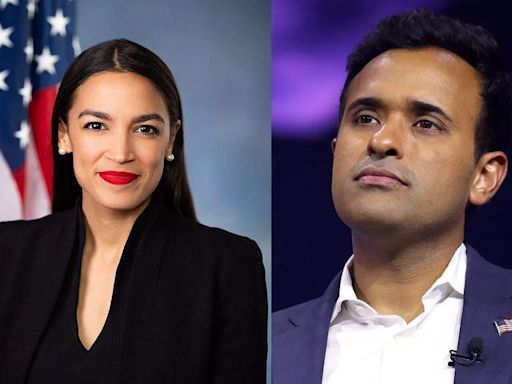 Alexandria Ocasio-Cortez calls Trump a ‘rapist’, Vivek Ramaswamy hits back | World News - Times of India