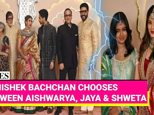 Abhishek Bachchan's Unexpected Response to Being Torn Between Aishwarya, Jaya and Shweta! Must Watch | Etimes - Times of India Videos