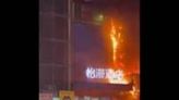 China: Delivery Man Arrives At Destination That Was Being Engulfed By Fire In Nanchang