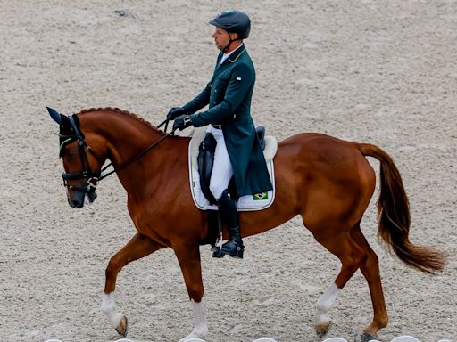 Brazilian dressage rider warned for horse mistreatment at Olympics after Peta evidence