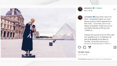 "J'aime Paris": Céline Dion en visite au Louvre, à deux jours de la cérémonie d'ouverture des JO 2024