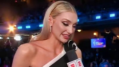 PHOTO: Social Media Was In Stitches Over ESPN Reporter Holly Rowe’s Embarrassing Attempt To Interview 6′ 4″ Cameron Brink At The WNBA Draft