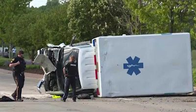 Omaha crash involving stolen ambulance sends one person to hospital with serious injuries