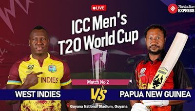 WI vs PNG Live Score, ICC T20 world Cup 2024: Confident West Indies face off against minnows Papua New Guinea in Guyana