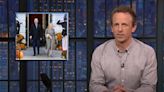 Seth Meyers Says Biden Didn’t Get Many Trick-or-Treaters Because ‘Kids Know a Raisin House When They See One’ (Video)