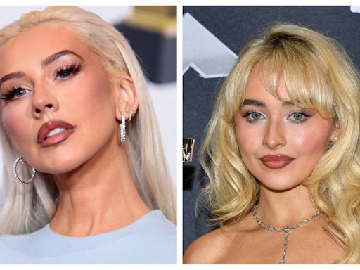 Christina Aguilera y Sabrina Carpenter simulan ser madre e hija y anuncian colaboración - La Opinión