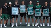 No. 1 Georgia Gwinnett College Men's Tennis Rolls on Senior Day