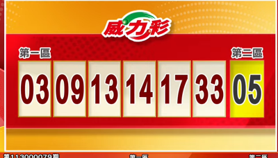 快來對獎！9/30 威力彩、今彩539獎號出爐