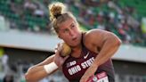 Ohio State's Adelaide Aquilla wins NCAA shot put title with record throw