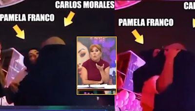 Pamela Franco es captada besando y abrazando a Carlos Morales, expareja de Karen Dejo: “Otro auspiciador”