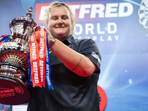 Women's World Matchplay: Beau Greaves proves too good for Fallon Sherrock as she retains title in Blackpool