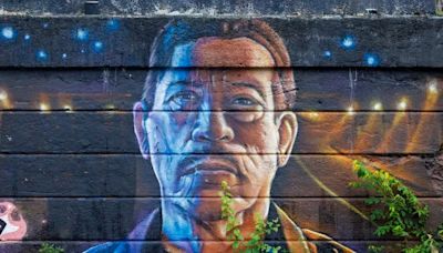 Why is there a mural of actor Danny Trejo in Kensington?