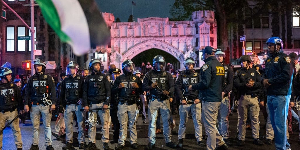 300 protesters arrested at Columbia University and City College of New York