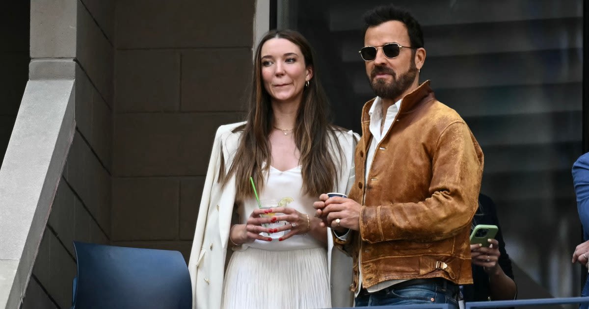 Justin Theroux, Nicole Brydon Bloom Attend US Open After Engagement